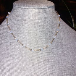 Beaded & Silver Necklace