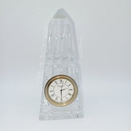 Waterford Crystal Obelisk Clock