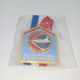 Vintage USAF German Volksmarch Medals 1986