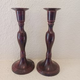 Metal Candle Holders X2