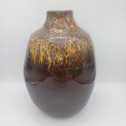 Crate & Barrel Bruna Burnt Orange Vase