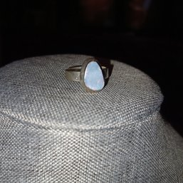 925 Silver Opal Ring Size 9 1/2