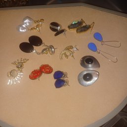 10pc Pierced Earring Lot