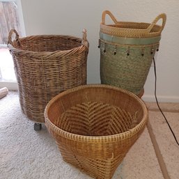 X3 Large Baskets Decor Pieces