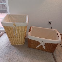 Laundry Hamper Baskets X2