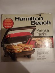Hamilton Beach Prensa Panini Sandwich Maker
