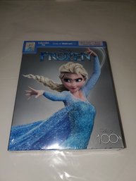 Disney Frozen 100 Years Of Wonder Bluray/Dvd/ Digital Code. Collectable Pin Included