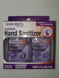 Assured Hand Sanitizer X2pack. Travel Size