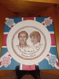 Princess Diana And Prince William Plate