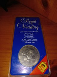 Royal Wedding Commemorative Crown Coin