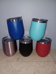 Coffee Cup Tumblers With Lids Short