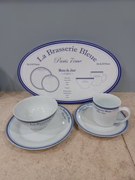 LA Brasserie Bleue 26 Pc Blue Set