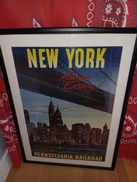 New York Framed & Matted Poster