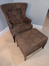 Ashley Furniture Arm Chair & Ottoman
