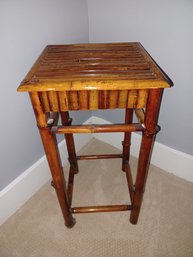 Stained Bamboo Table