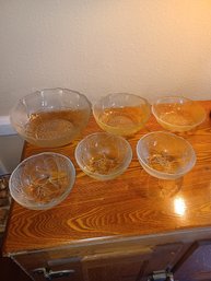 X6 Clear Glass Bowls