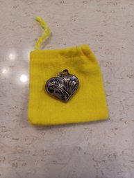 Sterling Heart Necklace Pendant 4.8grams