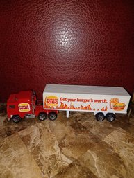 Burger King Semi Truck Toy Truck