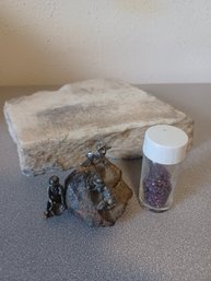 Amethyst Rocks,fools Gold Miners And Rock