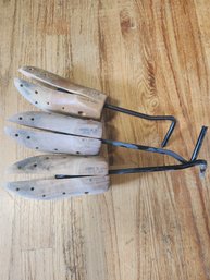 3 Wooden Shoe Stretchers