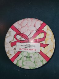 Tin Of Vintage Buttons.