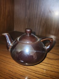 Small Brown Teapot W Lis