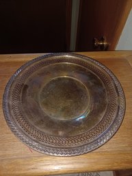 Sterling Silver Round Plate