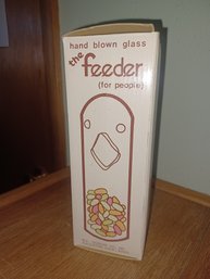 Hand Blown Feeder For People