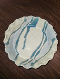 Hand Made Pottery Pie Pan 1993