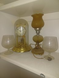 Electric Lantern,clock And Vases