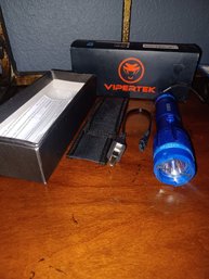 Rechargeable Vipertek VTS-T03-1 Stungun W Case And Box