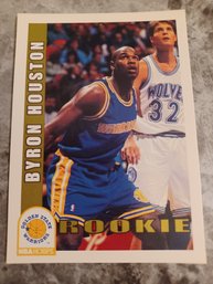 Byron Houston Golden State Warriors Rookie Trading Card