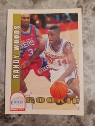 Randy Woods Los Angeles Clippers Rookie Trading Card