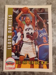 Lloyd Daniel's San Antonio Spurs Rookie Trading Card