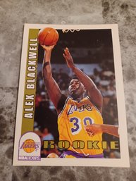 Alex Blackwell LA Lakers Rookie Trading Card
