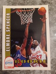 Elmore Spencer LA Clippers Rookie Trading Card