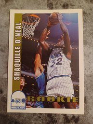 Shaquille O'Neal Orlando Magic Rookie Trading Card