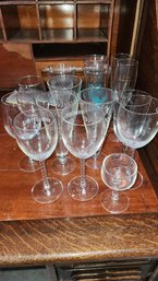 Assorted Wine And Champagne Glasses
