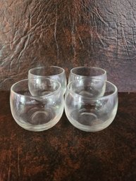 Brandy/Cordial Clear Glasses  Set Of 4