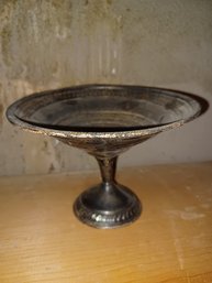 Sterling Cement Filled Candy Bowl
