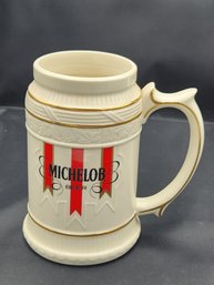 Vintage 1987 Michelob Ceramic Tankard, Stein, Beer Mug