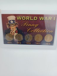 World War 1 Wheat Penny Collection 1914-1918