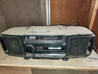JVC Portable Radio, Cd, Tape Player UNTESTED