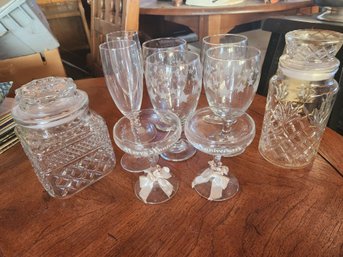 Assorted Clear Glass Lot