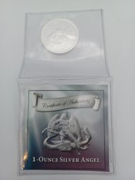 2014 1oz Silver Angel Coin 99.9