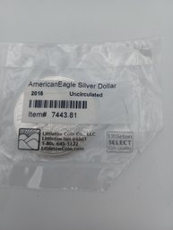2015 American Eagle Silver Coin Uncirculated