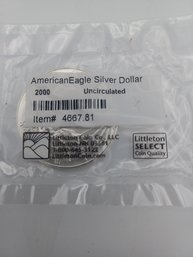 2000 American Eagle Silver Coin Uncirculated