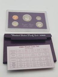 1986 United State Coins Proof Set