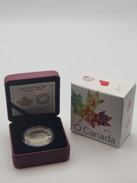 2014 $10 Fine Silver Coin O Canada-Bison