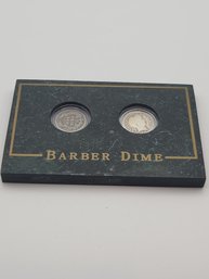 1911 And 1913 Barber Dimes
